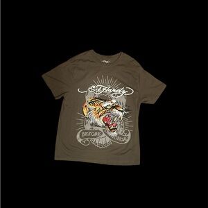 XL khaki Ed hardy t-shirt